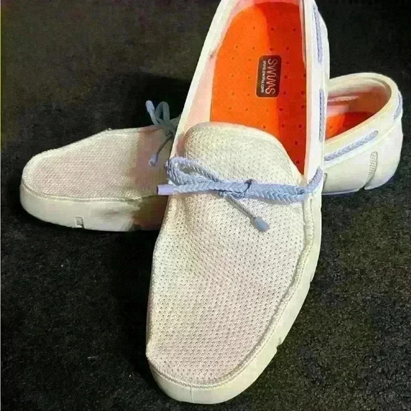 Swims Men's Size 11 white Slip On Loafer Shoes - Picture 7 of 11